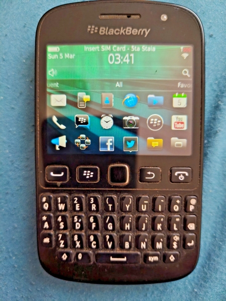 BlackBerry 9720 Samoa Touchscreen entsperrt schwarz
