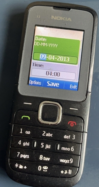 Nokia C1-01 Smartphone (entsperrt) – dunkelgrau gebrauchter Zustand