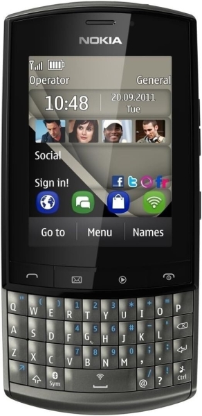Nokia Asha 303 Smartphone (entsperrt) – Graphite