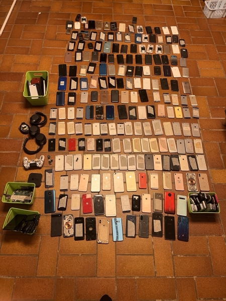 Große Smartphone Konvolut – 198 Geräte – Iphones, Samsung, Huawei…
