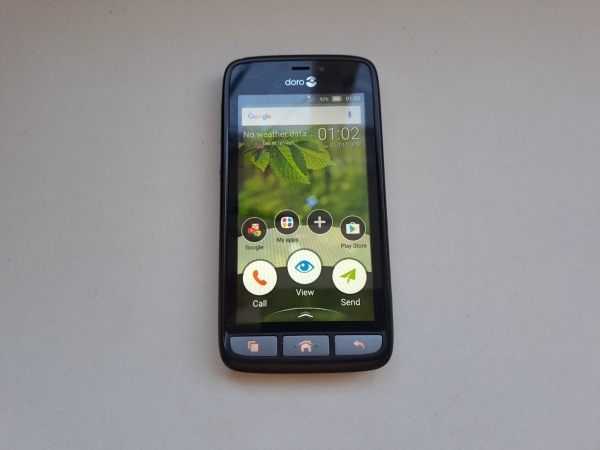 Doro PhoneEasy 8030 Smartphone – schwarz (Netzwerk entsperrt)