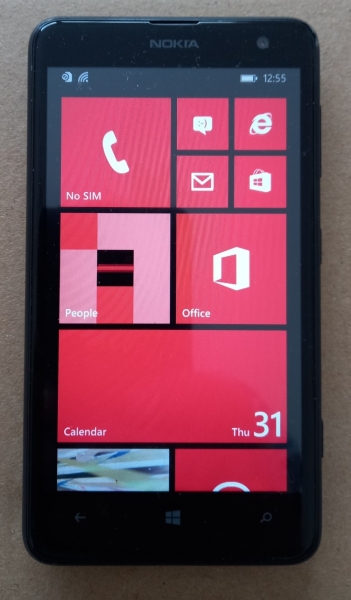 Nokia Lumia 625 Smartphone (entsperrt) 8G Handy – Schwarz Top Zustand