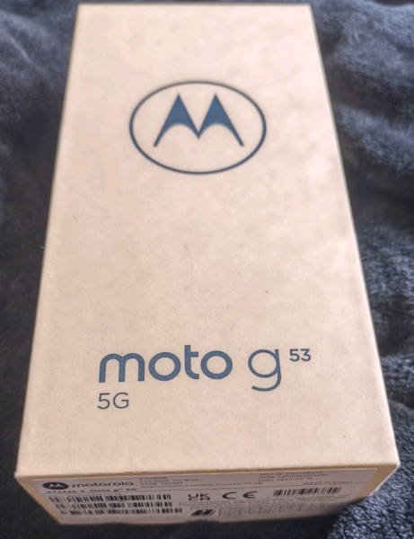 Motorola Moto G53 5G Smartphone 128GB, Tintenblau, entsperrt, Dual SIM
