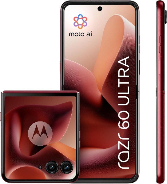 Handy Motorola Razr 60 Ultra 5G 16+512GB Smartphone Faltreifen Rio Rot