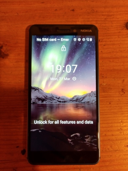 Blaues Nokia 6.1 32gb TA-1050 Smartphone 5,5″ 16 MP