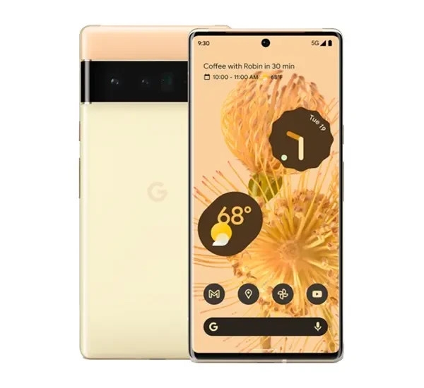 Neu Google Pixel 6 Pro Sorta Sunny 128GB/12GB Single Sim entsperrt Smartphone