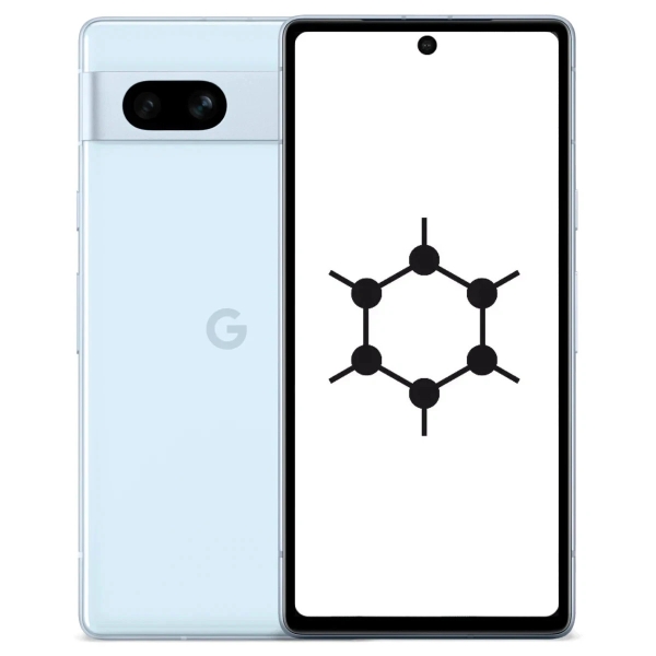 Google Pixel 7a 5G 128GB entsperrt Kamera 64 MP, AKKU 4385 mAh blaue Farbe