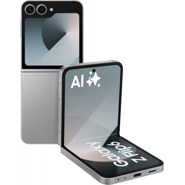 Samsung Galaxy Z Flip6 F741 5G Smartphone 256GB 12GB RAM silver shadow 4000mAh