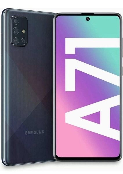 Samsung Galaxy A71 128GB Prism Crush Black 4G entsperrt Smartphone 12M Garantie