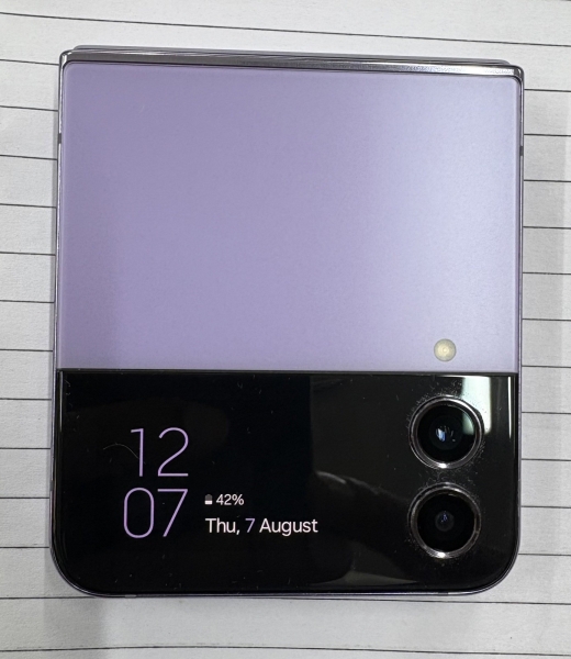 Samsung Galaxy Z Flip 4 lila entsperrt Smartphone 128GB