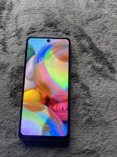 Samsung Galaxy A71 – 128GB – Prism Crush Black (entsperrt) Smartphone