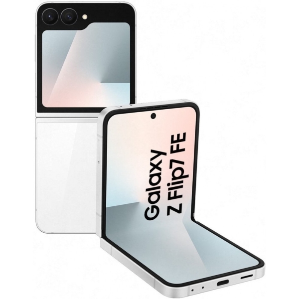 Samsung Galaxy Z Flip7 FE F761 5G/LTE Smartphone 128GB 8GB RAM weiß Dual-Kamera
