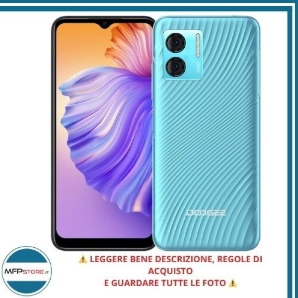 Smartphone Doogee N50S 128GB ROM,9GB RAM ,6.52“,50MP,GPS – Himmelblau Elektro