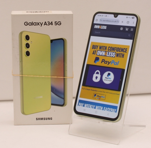Samsung Galaxy A34 5G 256GB Smartphone – grün – entsperrt (B)