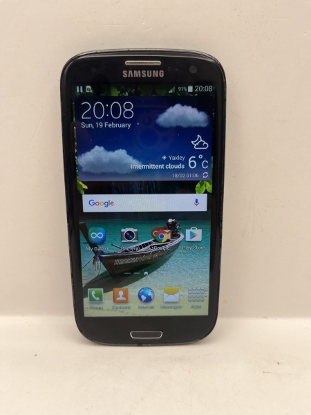 Samsung Galaxy S3 Neo GT-I9301I 16GB schwarz Smartphone funktioniert unbekanntes Netzwerk