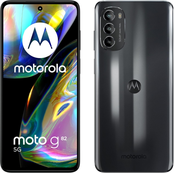 Motorola moto g82 5G – 128 GB – Smartphone Meteorite Grey (entsperrt) (Dual-SIM)