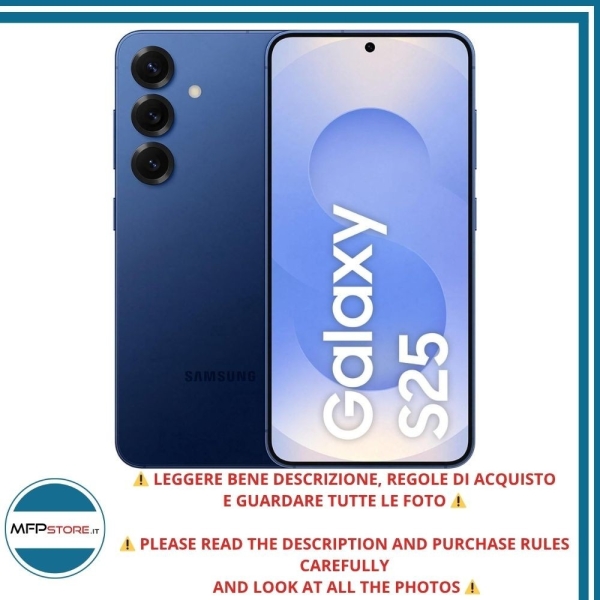 Samsung Galaxy S25 5G Dual SIM 128GB Navy – Versiegeltes Smartphone