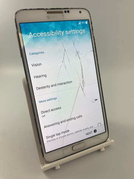 Samsung Galaxy Note 3 weiß entsperrt 32GB 5,7″ Android Smartphone gesprungen #C03