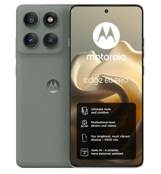 Motorola Edge 60 Pro 5G Smartphone 512GB/12GB, grün, Dual SIM, UK