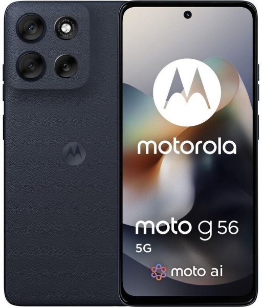 Motorola moto G56 5G 256GB Schwarz 6.72 Zoll Dual-SIM Android 15 Smartphone