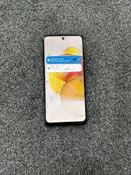 Motorola Moto G73 256GB Android entsperrt SIM 5G blau Handy Smartphone RISSIG