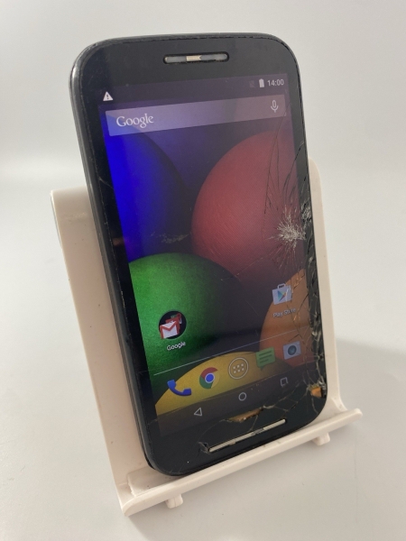 Motorola Moto E 1. Gen schwarz unbekanntes Netzwerk 4GB Android Smartphone gesprungen