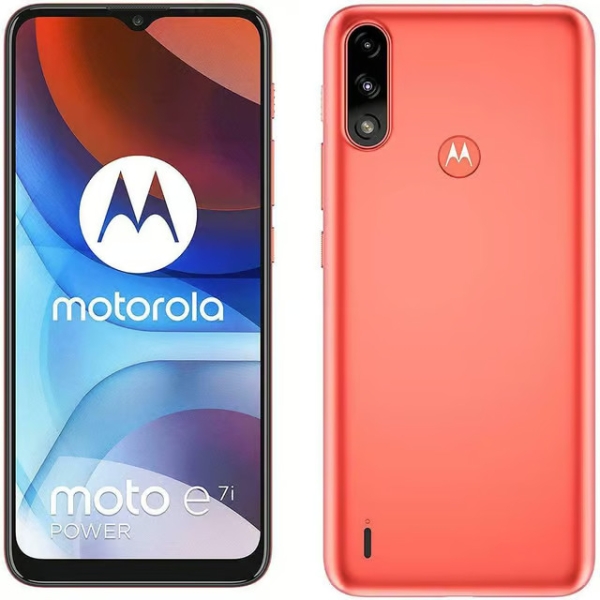 Motorola Moto E7i Power 32GB rot entsperrt Android Handy Smartphone