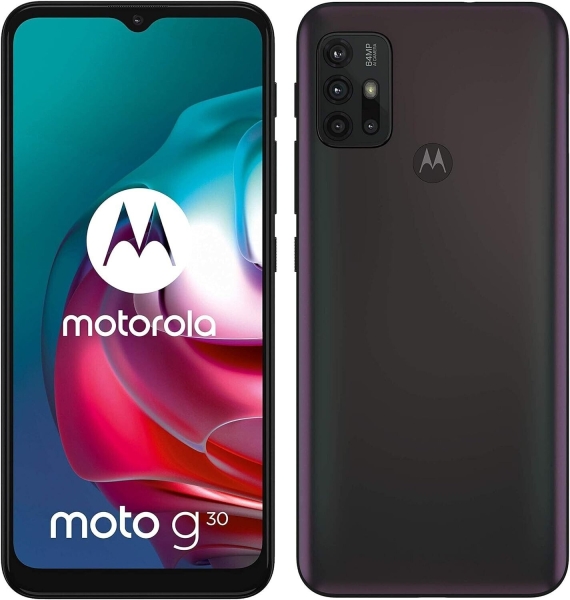 Motorola Moto G30 128GB 4GB 6,5″ 64MP Pastel Sky entsperrt – Android Smartphone