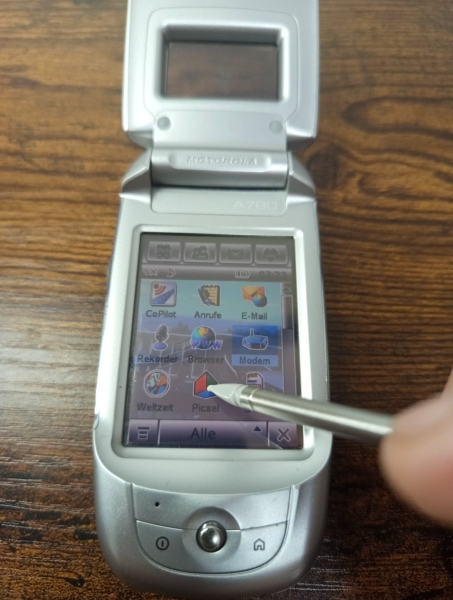 Motorola A780 „old vintage“ Handy / Smartphone mit Linux Pocket PC-Phone Rarität