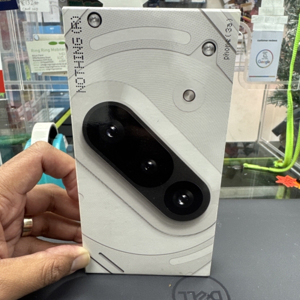 Neu Nothing Phone (3a) 6,77″ Smartphone entsperrt 12GB Ram 256GB 120Hz weiß