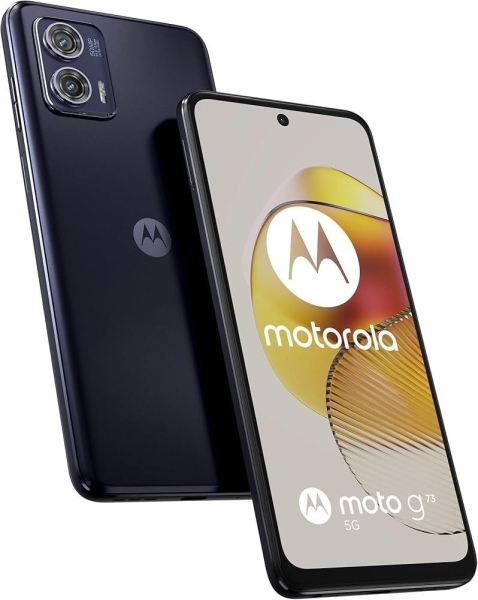 Motorola Moto G73 256GB Android entsperrt SIM 5G blau Handy Smartphone RISSIG