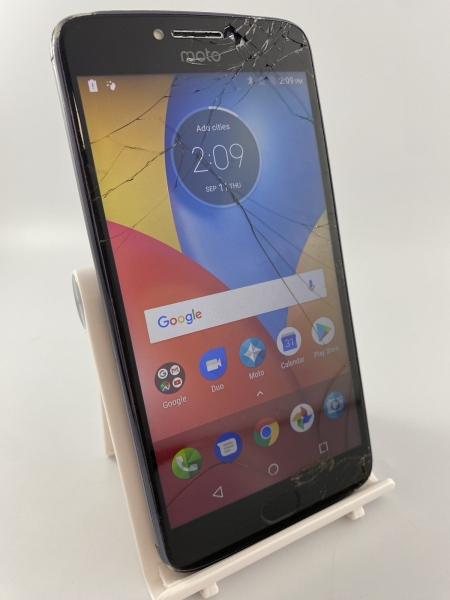 Motorola Moto E4 Plus grau entsperrt 16GB 5,5″ Android Smartphone gesprungen #C02