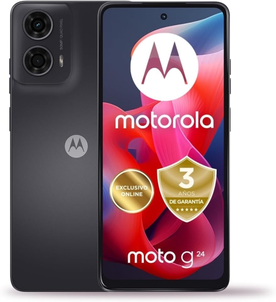 Smartphone Motorola Moto G24 4 GB/128 GB 4G Matte Charcoal