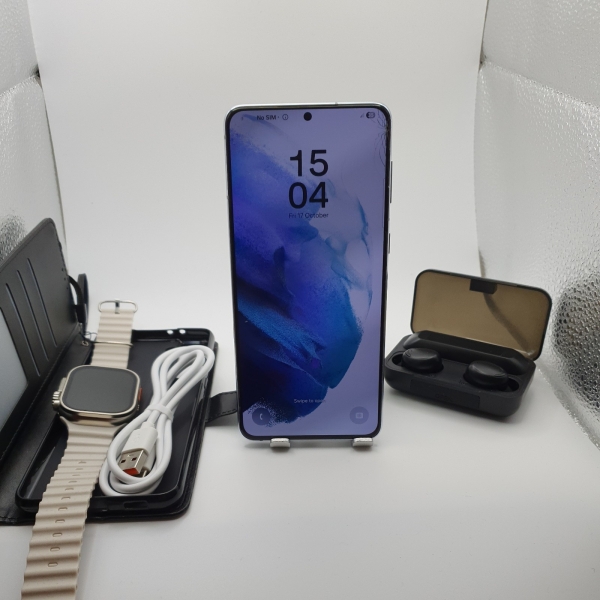 Samsung Galaxy S21+ Plus 5G silber 128GB entsperrt 5G Smartphone