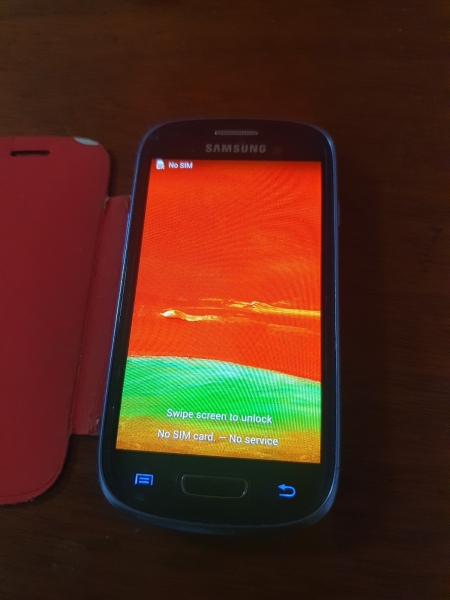 Samsung Galaxy S III mini GT-I8190 – 8GB – Pebble Blue (Virgin Mobile)