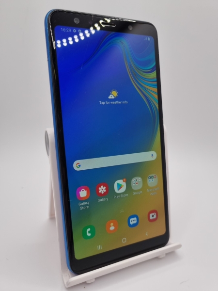 Samsung Galaxy A7 2018 hellblau entsperrt 64GB 24MP Android Smartphone gesprungen