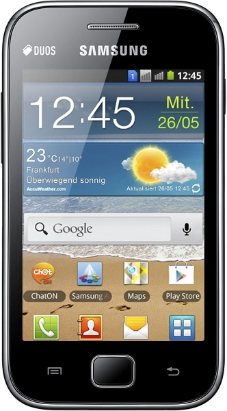 Samsung Galaxy Ace Duos S6802 Smartphone 3,5 Zoll metallic-black „gut“