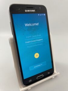 Samsung Galaxy J3 2016 schwarz entsperrt 8GB 5,0″ Android Smartphone Defekt #C17