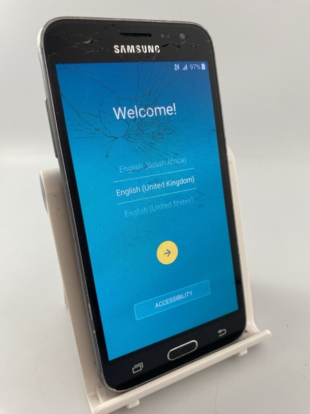 Samsung Galaxy J3 2016 schwarz entsperrt 8GB 5,0″ Android Smartphone Defekt #C17