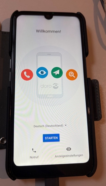 Smartphone Doro 8100 Senioren ohne SIM-Lock