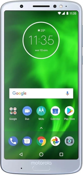 Motorola Moto G6 Plus 64GB Nimbus Silber DualSIM Smartphone Ohne Simlock Gaming