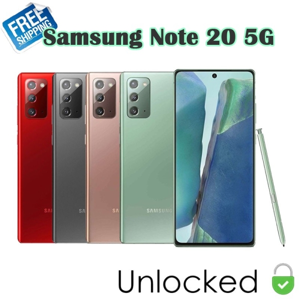Samsung Galaxy Note 20 5G N981U 128GB Ohne Vertrag Handys Smartphone All Colours