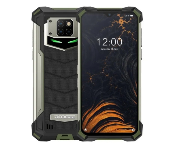 Outdoor Smartphone Doogee S88 Pro Grün ohne Simlock | Helle Flecken (Display)
