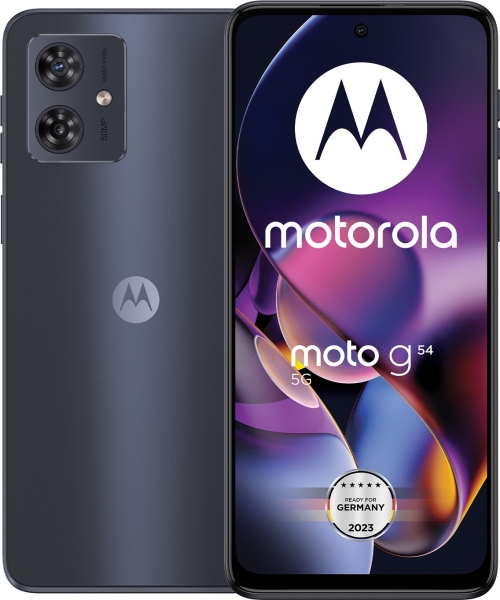 MOTOROLA moto g54 5G 256 GB Midnight Blue Handy Mobiles-Telefon Smartphone