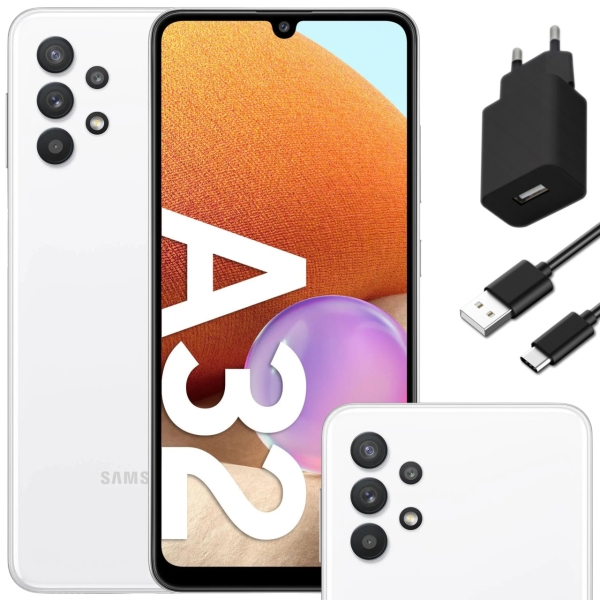 Smartphone Samsung Galaxy A32 4/64GB 5G A326B/DS Weiß | Zustand: Sehr gut