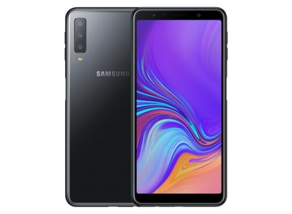 Smartphone Samsung Galaxy A7 (2018) 4/64GB LTE A750 Schwarz | Zustand: TOP