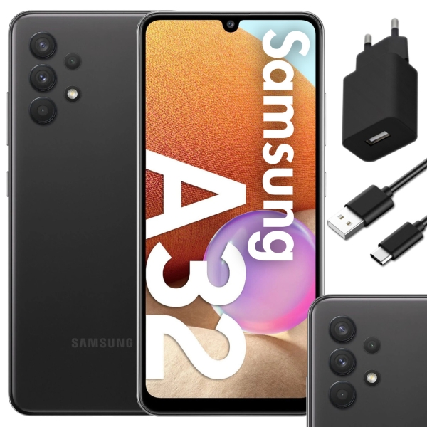 Smartphone Samsung Galaxy A32 LTE 4/128GB A325/DS Schwarz | Zustand: Sehr gut