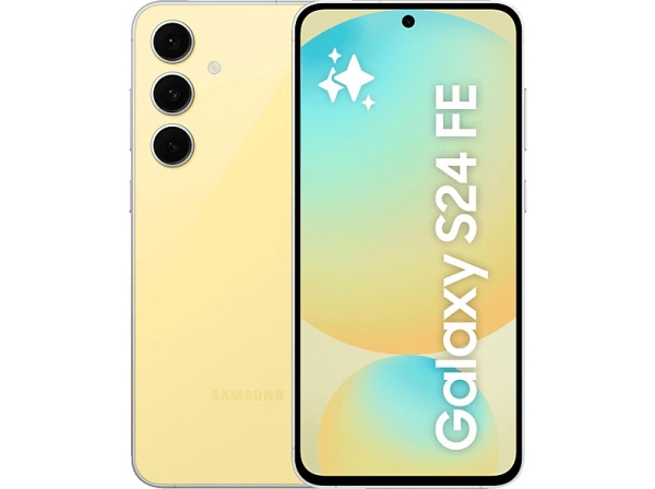 SAMSUNG Galaxy S24 FE 128 GB Smartphone  6.7 Zoll Yellow  Handy Mobiltelefon