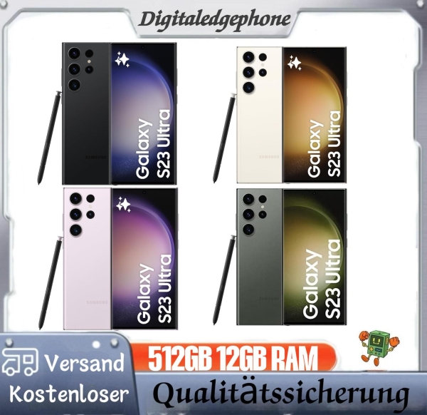 Neu Samsung Galaxy S23 Ultra (5G) Smartphone – 512GB 12GB RAM – Ohne Vertrag