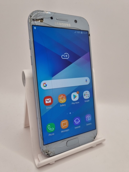 Samsung Galaxy A5 2017 hellblau entsperrt 32GB 16MP Android Smartphone gesprungen
